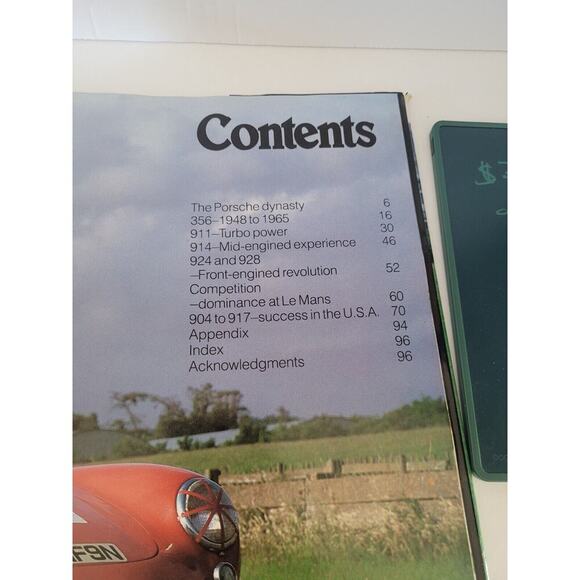 The Classic Porsche Mike McCarthy Hardcover Book 1983 w Dust Jacket Photographic - Picture 5 of 10